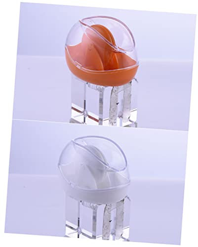 Operitacx Magnethalter Für Büroklammern Reißzwecken Und Gummibänder Magnetischer Aufbewahrungsbehälter Mit Rollenfunktion Organizer Für Schreibtisch Weiß