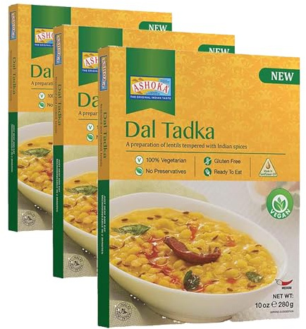 ASHOKA - Instant Dal Tadka - 1 X 280 GR (Packung mit 3)