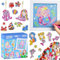 Diamond Painting Kinder Mädchen, 5D Diamond Painting mit Rahmen, Diamant Painting Bilder Kinder, Diamond Painting Kinder ab 4 5 6 7 8 Jahre, Meerjungfrau Geschenke für Mädchen