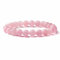 Chriscoco Crystal Beaded Bracelets for Women Men 8mm Chakra Bracelet Natural Gemstone Beads Handmade Stretch Bracelet Rose Quartz Bracelet for Women | Jewellery Gift Box