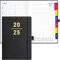 Kalender 2025 Terminplaner A5 Planer - Wochenplaner A5 mit Softcover, ca. A5 (21,3 x 14,5 cm), Terminkalender, Buchkalender 2025 (Jan.2025-Dez.2025) (Schwarz)