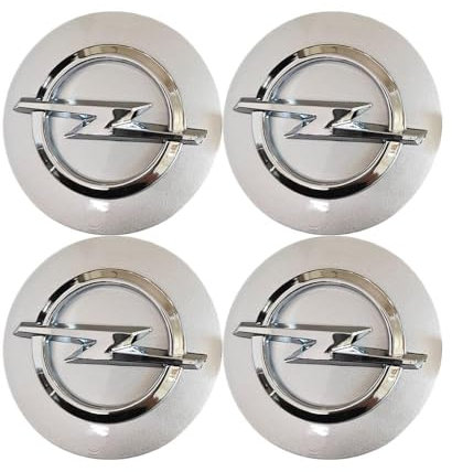 4 Stück Nabendeckel für Opel Mokka 2012-2016 54mm, Auto Radnabenkappen Wheel Caps Radnaben Wasserdicht Staubdicht Radzierblende Radmitte Zubehör