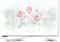 DOTBUY-SHOP Copertura TV Antipolvere, Copri Televisore Copertura Televisore Universale Elastica Protezione TV Decorazione del Soggiorno Copri TV (Rose,70 inch)