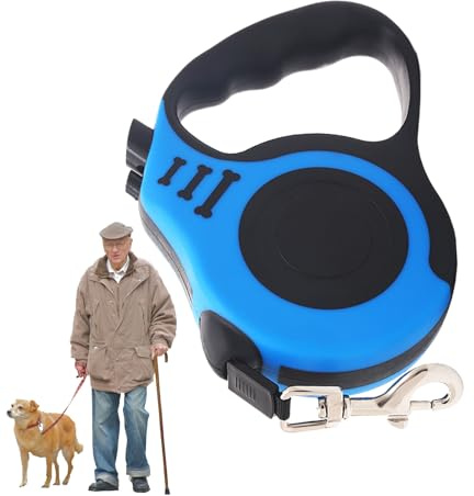 Einziehbare Hundeplanzen – automatischer Gips für Haustiere, Laufleine für Hunde, robust mit rutschfestem Griff, Griff