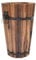 Fonowx Macetero de Madera con Forma de Cubo, Jardinera para Plantas, Contenedor con Asas Ergonómicas, Jardinera para Patio, Maceta, Style B, S