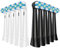 10 Stück Aufsteckbürsten Kompatibel mit Oral B IO 2/3/4/5/6/7/8/9/10, IO Zahnbürste Aufsätze Kompatibel mit Oral B Series Zahnbürste Elektrische (Schwarz/Weiß)