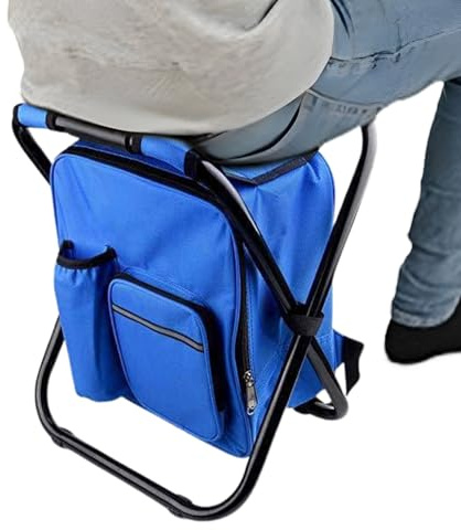 Sillas Plegables Exteriores | Sillas Plegables Para Exteriores | Reclinable Camping Con Bolsa Térmica Mochila De Montaña Senderismo Viaje Jardín Picnic | Reposera De Camping Mochila Bolsa
