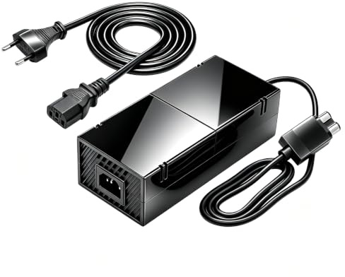 Fuente de alimentación BCMCZCDC para Xbox One, Xbox One X, cable de alimentación Brick, batería de repuesto para Microsoft Xbox One 100-240 V, 220 W (versión más silenciosa)