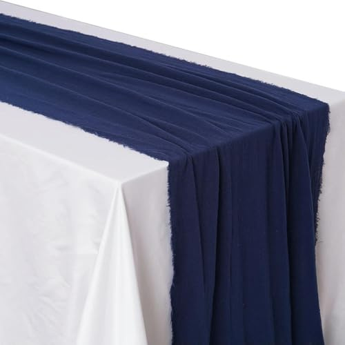 SCMYZLYD Die durchsichtige tischdecke Retro Baumwolle Gaze Tuch Tisch Läufer Beige Textur Esszimmer Servietten Vintage