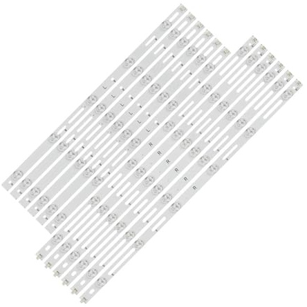 VPVCKMVTVZ Bande de rétroéclairage LED for téléviseur Fit for Philips 49 (49PUF6701/T3, GJ-2K15-XM-D2P5C1-490-D611-C1, 49puh4900/88, EVTLBM490E0601, TPT490U2-EQYSH)