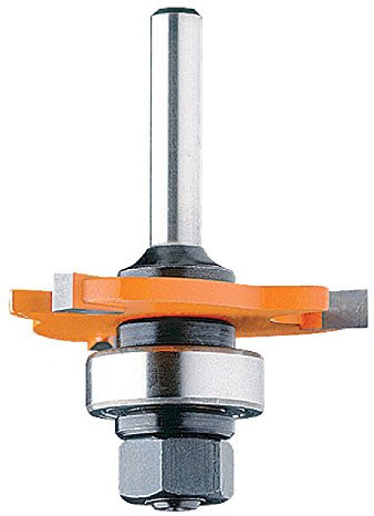 Cmt 822.364.11b 3-wing Slot Cutter mit Kugellager und Arbor, 1/4-Zoll Schneiden Länge und 1/2 Schaft