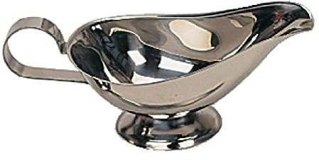 Gravy Boat 450 ml 235 x 128 x 75 mm salsa acero inoxidable catering restaurante