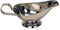 Olympia Stainless Steel Gravy Boat 450 ml, Silver, Traditional Gravy Boat Design, Sauce Boat, Size: 235x128x75 mm, Use with Range of Sauces, Commercial & Home Use, J053