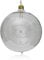Lauschaer Glas Christbaumkugeln klarglas mit Schmuckhütchen 3 Stück d 8cm Christbaumschmuck Weihnachtsbaumschmuck mundgeblasen Lauschaer Glas das Original