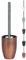 Spirella Darwin Hammered Stoneware Copper Toilet Brush