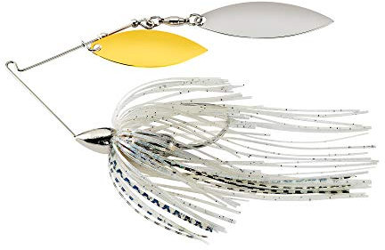 War Eagle WE12SENW35 War 1/2Se Doppelweide Nickelrahmen Kunstköder Blue Shad