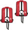 12skipper 2er-Set Automatik-Rettungswesten 165N Classic ISO UML mit Waistbelt, rot