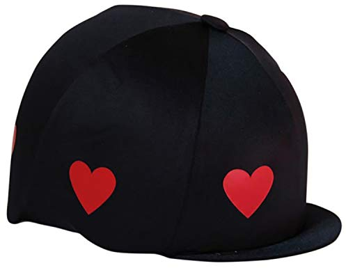 CAPZ Cap Cover Heartz, schwarz/rot, Standard