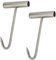 TIHOOD 2PCS Stainless Steel T Hooks T-Handle Meat Boning Hook for Kitchen Butcher Shop Restaurant BBQ Tool