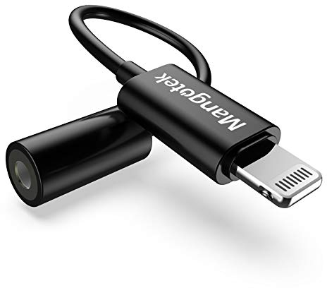 Mangotek Ersatz für iPhone Kopfhörer Adapter, MFi Lightning auf 3,5 mm Kopfhöreranschluss Adapter Kopfhörer Audio Aux Adapter Kompatibel Mit iPhone 14 13 12 Pro Max Mini 7 8 Plus 11 SE X XS XR