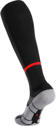 APTESOL Knielang Fußballsocken (3/5 Paare) Kinder Jugend Erwachsene Lang Sportsocken EU 28-44 Kissen Atmungsaktiv Soccer Trainingssocke