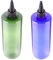 Lurrose 4pcs 500ml Hair Color Bottle Applicator Hair Squeeze Bottles With Twist Top Cap PET Refillable Bottles For Hair Dyeing Salon (Blue Green)
