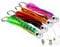 Trolling Skirt Lures Set of 4pcs 9 inch Fishing Saltwater Lures Deep Sea for Tuna Mahi Marlin Dolphin Wahoo,with Rigged Hooks Offshore Big Game Fishing