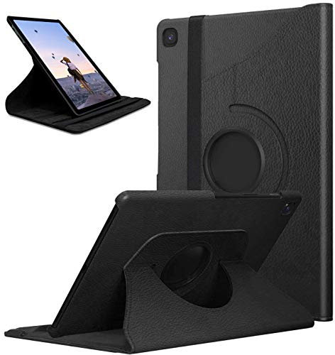 FSPRO Case for Samsung A7 Tablet (SM-T500 / T505 / T507), Protective 360 Rotate Stand Galaxy Tab A7 Case, Hard Shell Smart Case for Samsung Tab A7 (Black)
