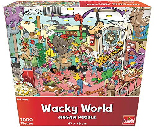 Goliath 918557006 Puzzle Tierhandlung Wacky World, bunt