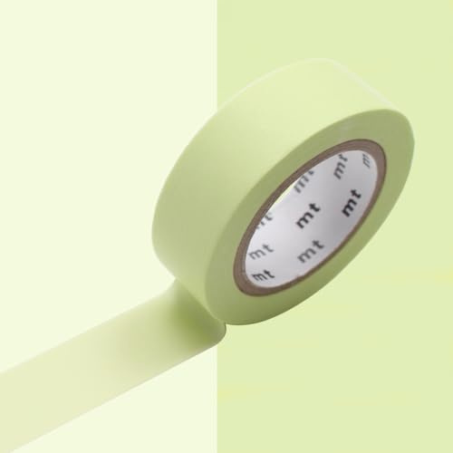 Masking Tape (MT) 1,5 cm Uni Pastell Zitronengelb