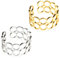 ALEXASCHA Mutter Tochter Geschenk • Ring Set aus 2 Statement Ringen in Silber & Gold • Muttertagsgeschenk • Schmuckset verstellbar ab Größe 60 (Ø 19 mm)