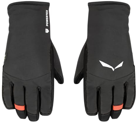 Salewa Ortles Powertex Tirolwool® Responsive Handschuhe Women, Schwarz, 6/S