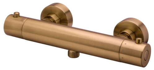 Essebagno Luisa mitigeur douche thermostatique cuivre brossé