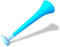 FUN FAN LINE - Packung x3 Kunststoff Vuvuzela Stadion/ungiftig Fußball Horn. Zübehor für Fußball- und Sportfeiern. Sehr Lautes Lufthorn für Animation. (Argentinien/Uruguay)