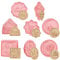 8pcs Eid Mubarak Cookie Cutters Ramadan Mubarak Cookie Stamp 3D Pressable Muslim Biscuit Mold Baking Tools for Eid Mubarak Party Decoration