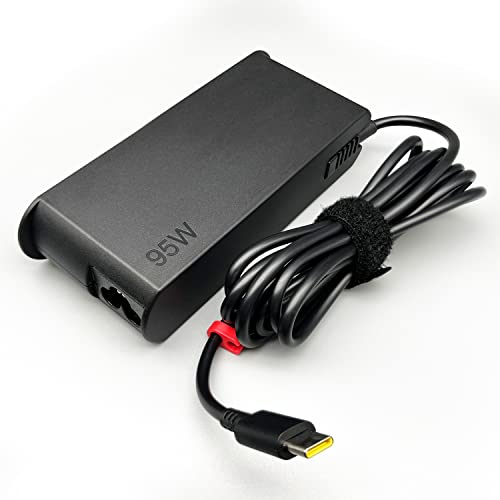 Cargador 95W USB C Adaptador ADLX95YCC2A O2DL132 ADLX95YCC3A SA10R16878 Compatible para Lenovo Y740S Y740S-15IRH Y9000X 2019 T470S T480S Yoga ideapad Laptop Power