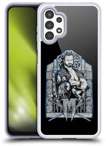 Head Case Designs Offizielle WWE Drew McIntyre Poster Kunst D. McIntyre Grafiken Gel Handyhülle Hülle [Militärischer Schutzgrad] Kompatibel mit Samsung Galaxy A13 (2022)