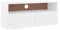 vidaXL Meuble TV et tiroirs Alta Blanc 100x35x41 cm Bois Massif de pin, Support TV, Buffet TV, Meuble HiFi, Banc TV, Meuble télé, Meuble multimédia