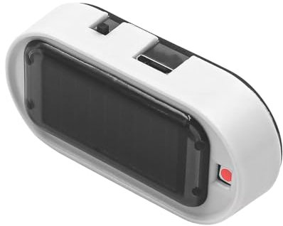 Tiardey 2PCS Auto Solar Power Simulierte Dummy Alarm Warnung Anti-Diebstahl LED Blinkende Sicherheit Licht Auto Alarm LED Licht - Rot?