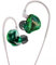 EZ EAR TKZK TK01 Auricular HiFi de Nivel básico, in Ear Monitor de Graves Profundos con Auricular Interno Tesla DD Altamente restaurado con Cable 2 Pin para música, Pop, ACG (Verde, sin micrófono)