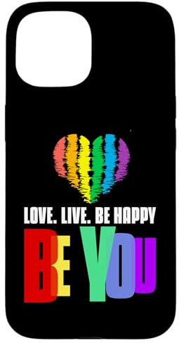 Pride Phone Case Damen Herren LGBTQ Regenbogen Handyhülle Hülle für iPhone 15