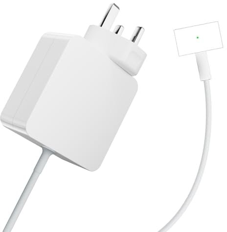 Mac Book Pro Charger, 60W T-Type Laptop Charger for MacBook Air 11 and 13 inch Mid 2012~2017,For A1425 A1435 A1465 A1466 Power Adapter Charger