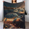 Süße Schildkröte Decke Flannel Decke Warm Wohndecke Weiche & Flauschige Fleecedecke Als Sofaüberwurf Sofadecke Couchdecke Tagesdecke Für Bett&Sofa（130×180cm）