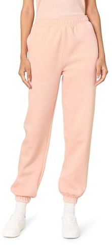Amazon Essentials x Sofia Grainge Pantalon de Jogging Taille Haute, Style décontracté Femme, Rose, L