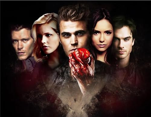 RUIYANMQ Puzzle 1000 Stück Damon.S Filmklassiker Blutrausch Tagebücher Horror Romantik Poster Für Erwachsene Spielzeug Dekompression Spiel Vy146Nt