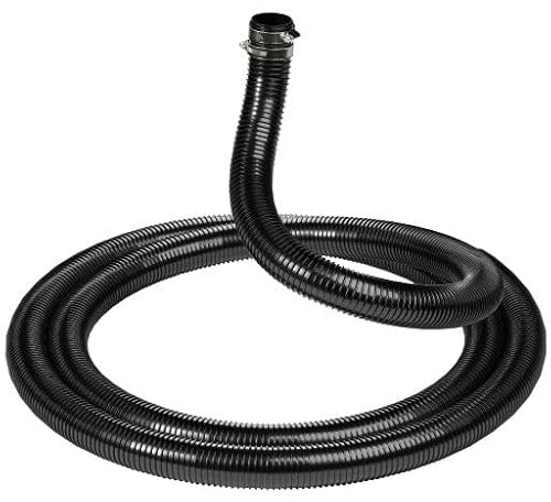 28mm 4 Metre + Clips Pond Hose Pipe Water Butt Corrugated Flexible PVC Garden for Fish Fountain Filter Pump Tubing