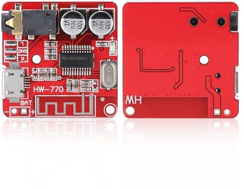 AYMBH Bluetooth 5.0 Audio Receiver Board - MP3 Lossless Decoder Module for Car/DIY Stereo Systems - WAV/APE/FLAC Support, 3.5mm Interface, Wireless Music Adapter with Long-Range Transmission
