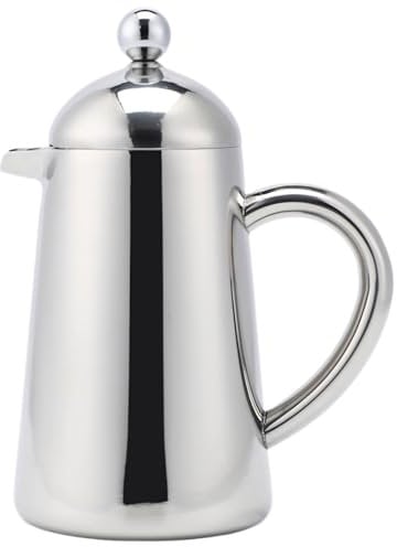 Heemburg French Press Thermal Coffee Maker Cafetiere Thermo Double Wall Insulated Vacuum Stainless Steel Manual Brewer 700ml