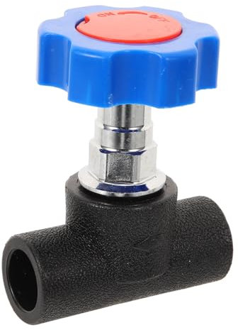 DIYEAH Absperrkugelhahn Wasserhahn Für Bewässerungsarmaturen Systemventile Mit Kunststoff-umbauverbindung Pe-wasseranschlüsse Für Reibungslosen Flüssigkeitsfluss Bedienung Griff Identifiz