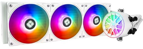 Thermalright Aqua Elite 360 V6 ARGB White-CPU Liquid Cooler, Efficient PWM Controlled Pump, for AM4/AM5,Intel LGA1150/1151/1200/2011/1851/1700,Integrated Water-Cooled Radiator-White